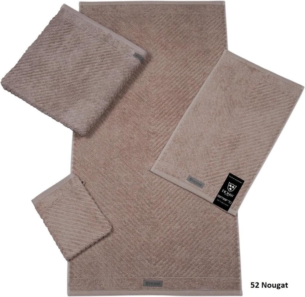 Ross Uni-Rippe Handtücher Smart | Duschtuch 70x140 cm | nougat Bild 1
