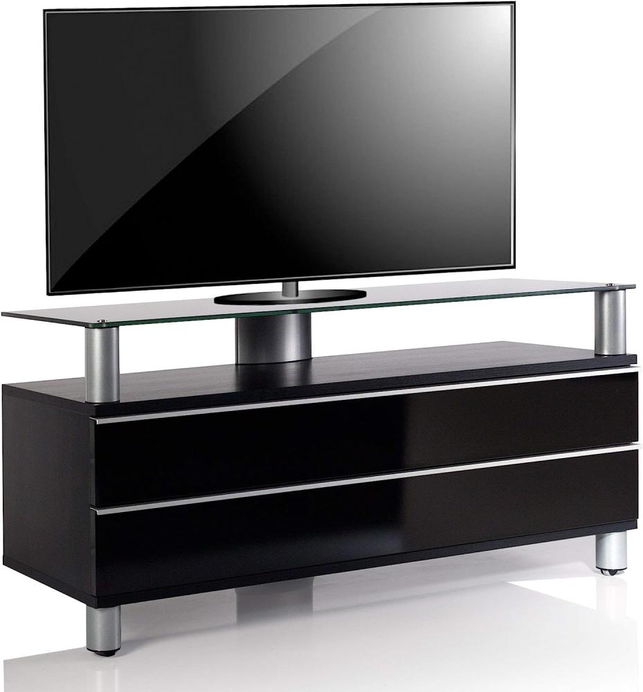 VCM LCD LED Premium TV Rack Dasano Schwarzlack Bild 1