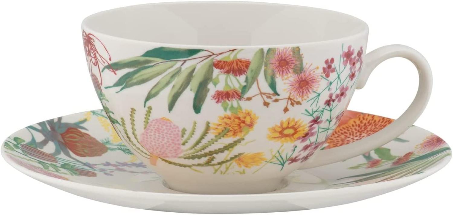 Maxwell & Williams II0197 Tasse mit Untertasse 400 ml NATIVE BLOOMS Porzellan Bild 1