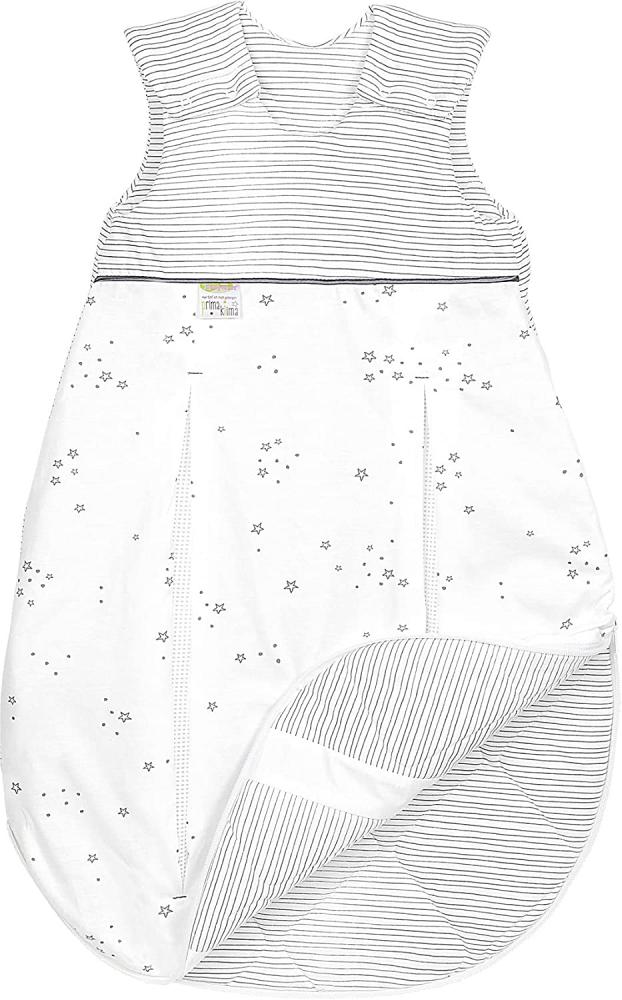Odenwälder BabyNest® primaklima Jersey-Schlafsack, 70 cm, Weiß/Grau, TOG-Wert: 2,5 Bild 1