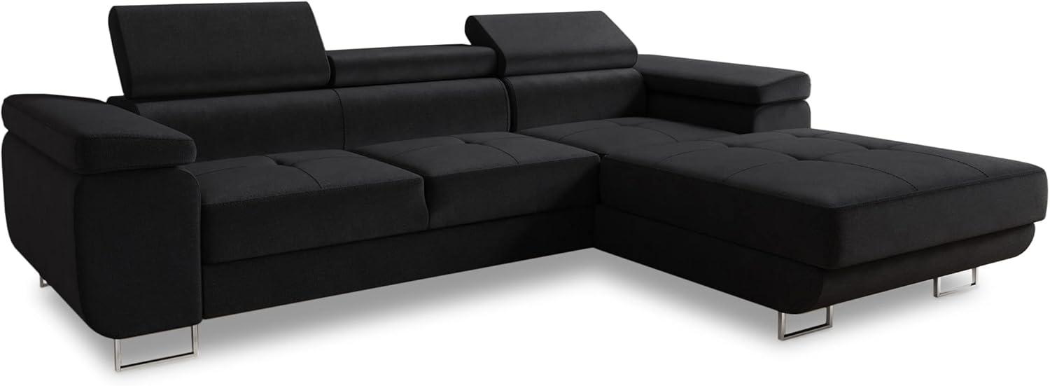 Sofnet Ecksofa Divo, mit Schlaffunktion und Bettkasten, Schlafsofa mit einstellbare Kopfstützen - Wohnlandschaft Bild 1