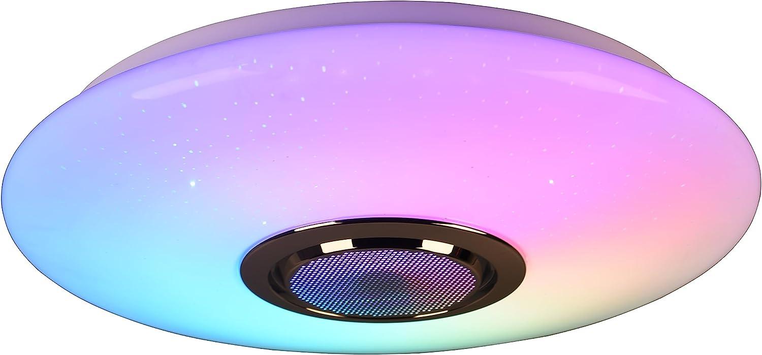 Deckenleuchte MUSICA Deckenlampe Lampe LED Bluetooth Lautsprecher Farbwechsler ca. 41 cm Bild 1