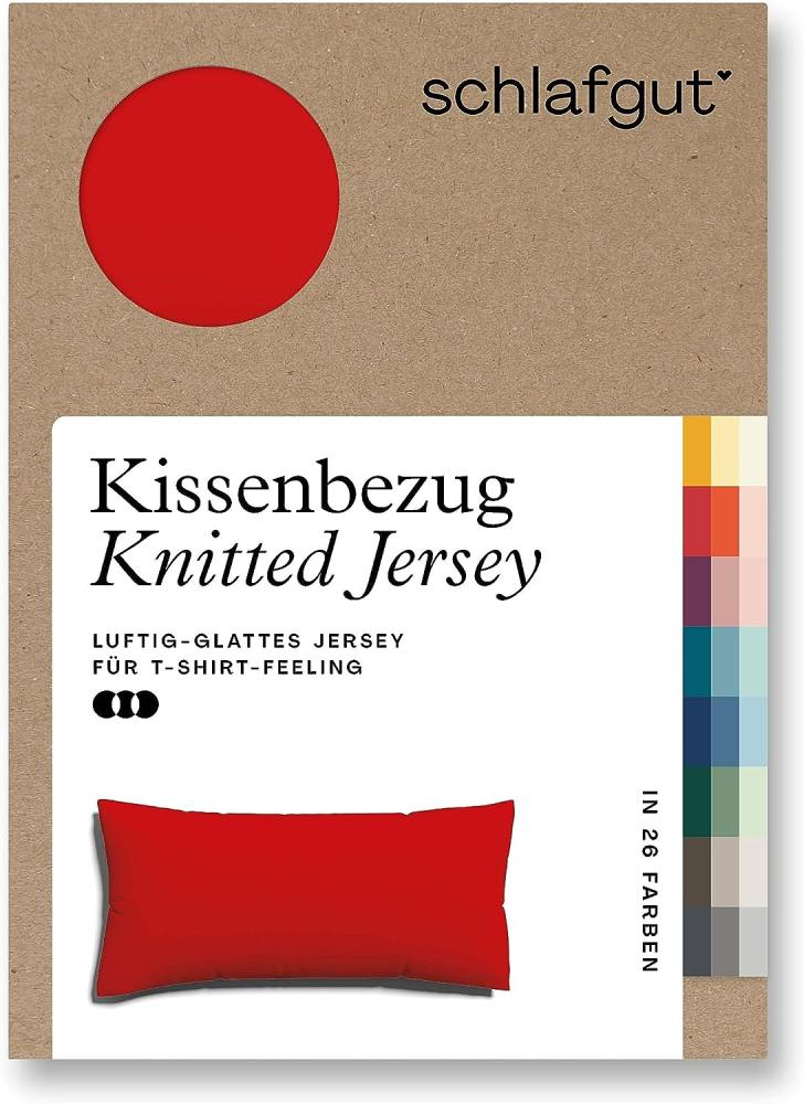 Adam Matheis Kissenbezug Knitted Jersey (BL 40x80 cm) BL 40x80 cm rot Bild 1