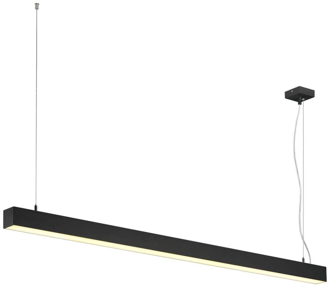 SLV No. 1001309 Q-LINE DALI SINGLE LED Pendelleuchte dimmbar 1500mm schwarz Bild 1
