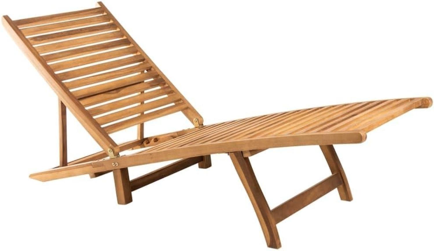 vidaXL Sonnenliege Massivholz Teak 316151 Bild 1