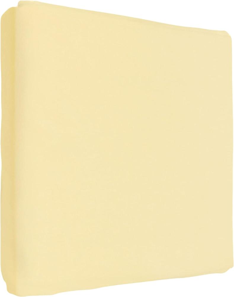 Jersey 100% Baumwolle Spannbettlaken für 160 x 70 cm Kleinkind Junior Bett Matratze (Gelb) Bild 1