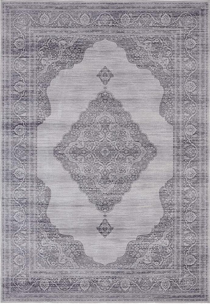 Vintage Teppich Carme Schiefergrau - 200x290x0,5cm Bild 1