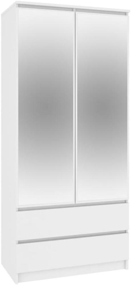 Schrank mit Spiegeln ARIVA S90, weiß, 90x180x51 Bild 1