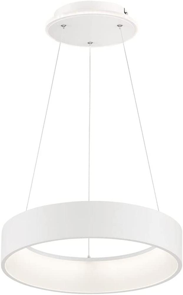 LED Hängeleuchte, dimmbar, Höhenverstellbar, weiß, D 45 cm Bild 1