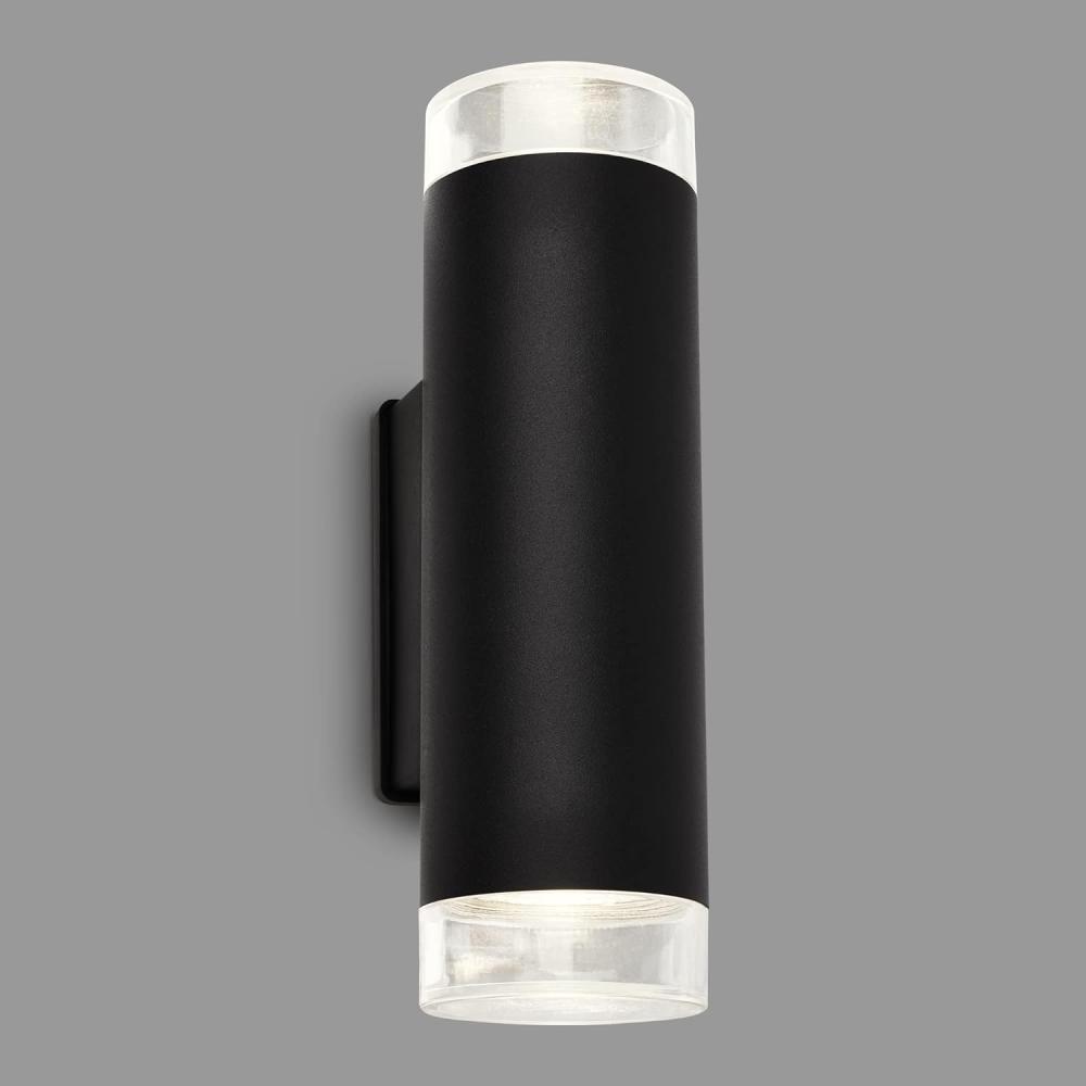 BRILONER – LED Wandleuchte aussen, LED Wandlampe schwarz, IP44 Spritzwasserschutz, 4000K neutralweißes Licht, GU10 inkl. Bild 1