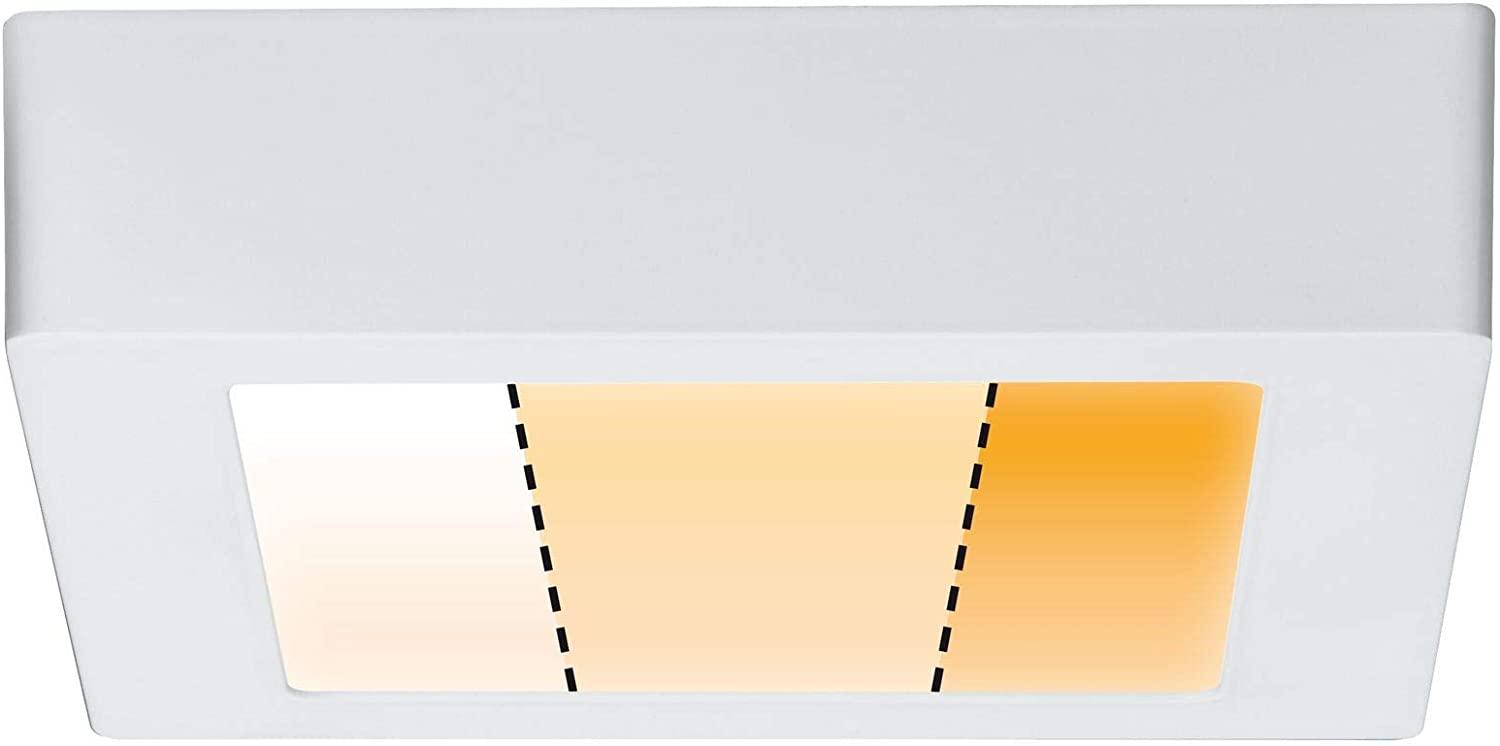 WallCeiling Carpo LED Panel WarmDim 170x170x38mm 10,2W Weiß m 230V Metall 1200 lumen16676 Bild 1