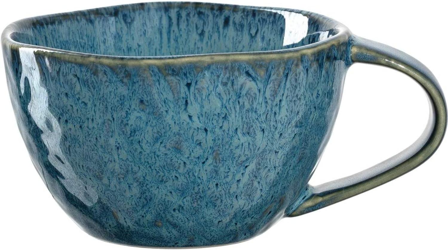 Leonardo Keramiktasse MATERA, Kaffeetasse, Becher, Tasse, Keramik, Blau, 180 ml, 018588 Bild 1