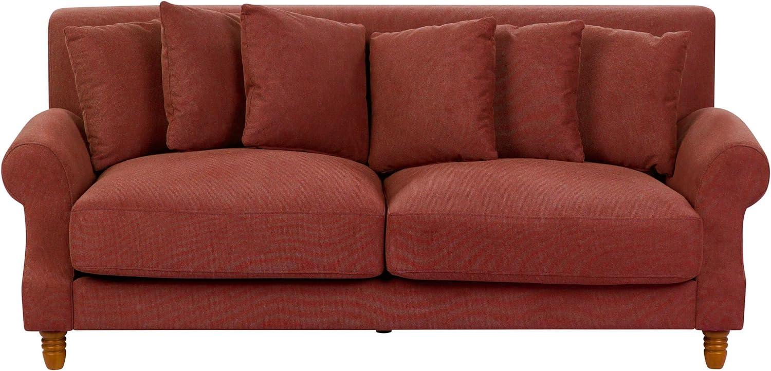 2-Sitzer Sofa rot EIKE Bild 1