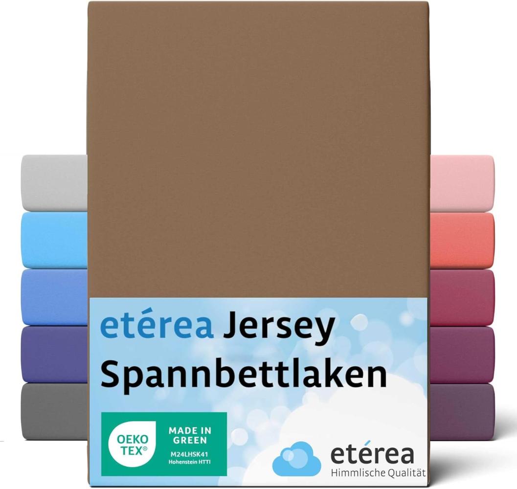 etérea Comfort Jersey Spannbettlaken Stucco 100x200 cm - 120x200 cm Bild 1