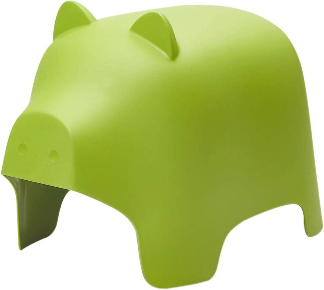SoBuy 'Schwein' Kindehocker grün Bild 1