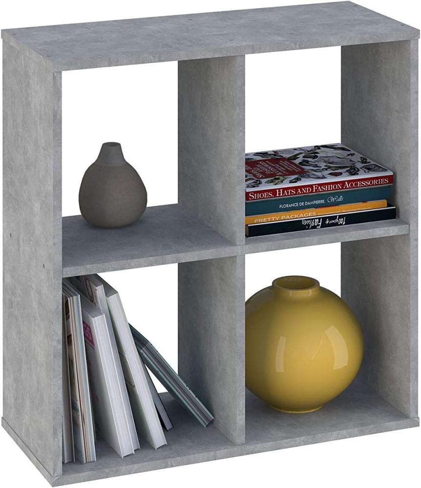 Polini Home Raumteiler, beton, mit 4 Fächern Bild 1