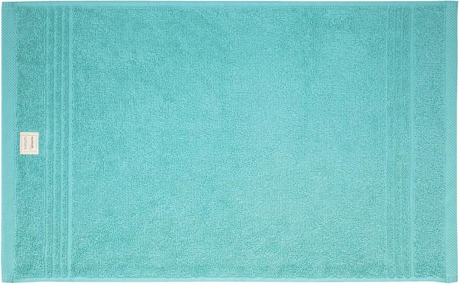 Bio Baumwolle Handtücher - alle Größen & Trendfarben Gästetuch, 30x50 cm, ozean Bild 1