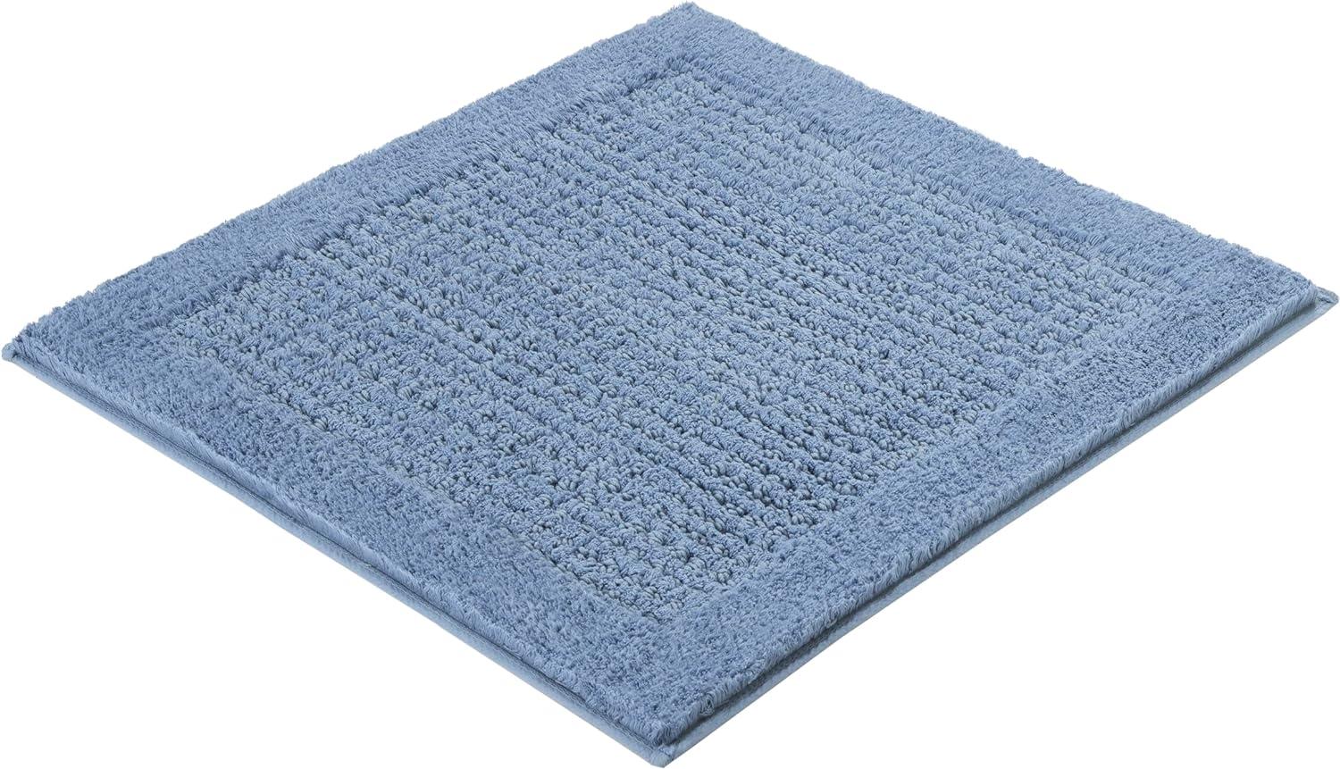 Kleine Wolke Badteppich Net | 60x60 cm | stahlblau Bild 1