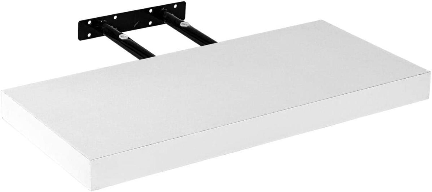 STILISTA® Wandregal Volato, Wandboard freischwebend, Längen 30cm-110cm, Bücherregal 14 Farbvarianten, Stärke 3,8cm, Schweberegal schadstoffgeprüft Bild 1