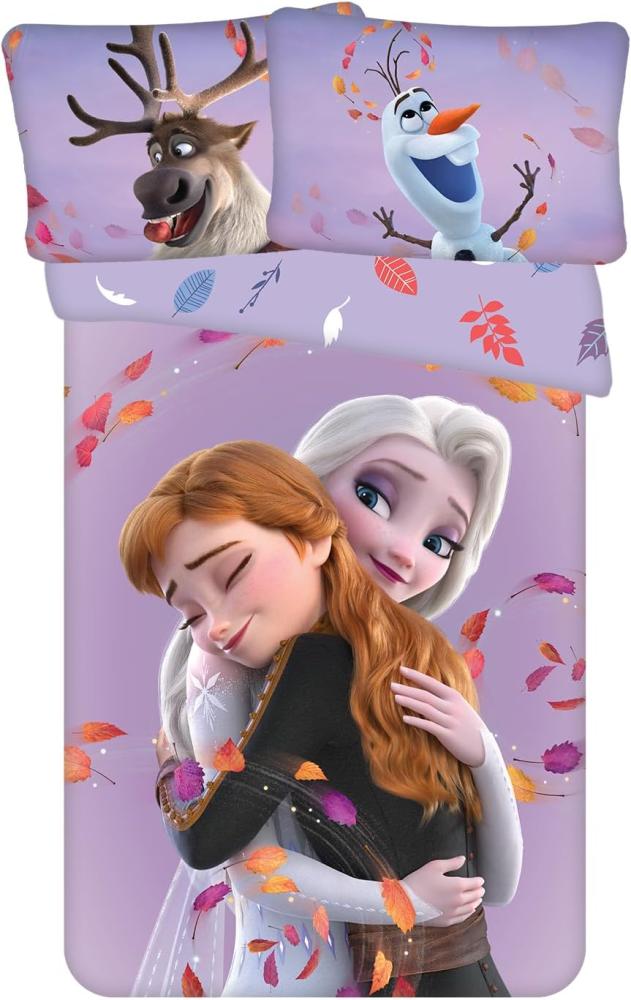 Disney Frozen 2 Anna Elsa Olaf Baby Bettwäsche 100 x 135 cm Bild 1