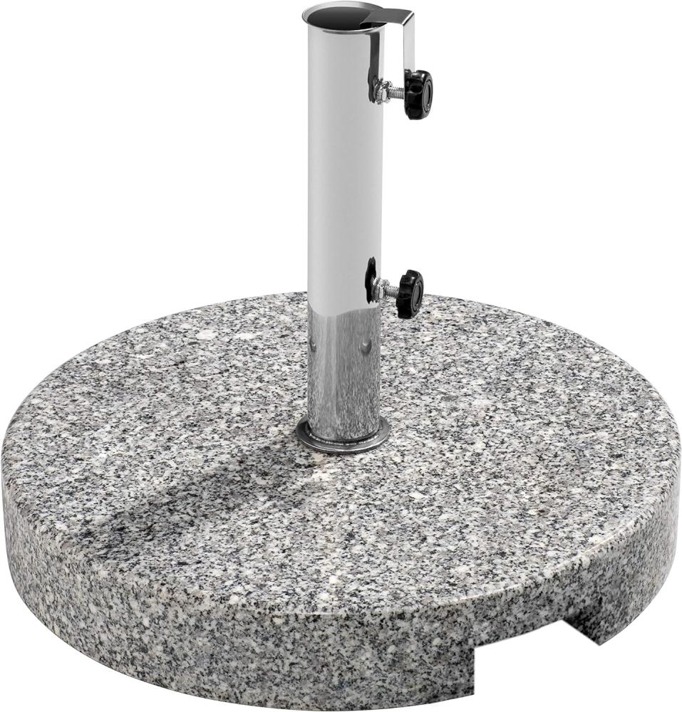 Schneider Granit-Schirmständer ca. 30 kg, 867-00, Granit-Oberfläche, 32. 7 kg Bild 1