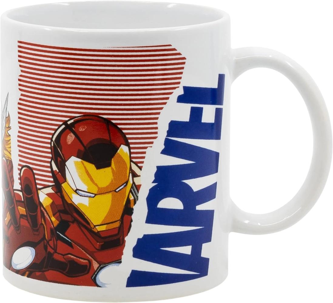 Tasse mit Marvel Avengers Motiv 325ml aus Keramik ca. Ø 9 x 10 cm in Geschenkbox Bild 1