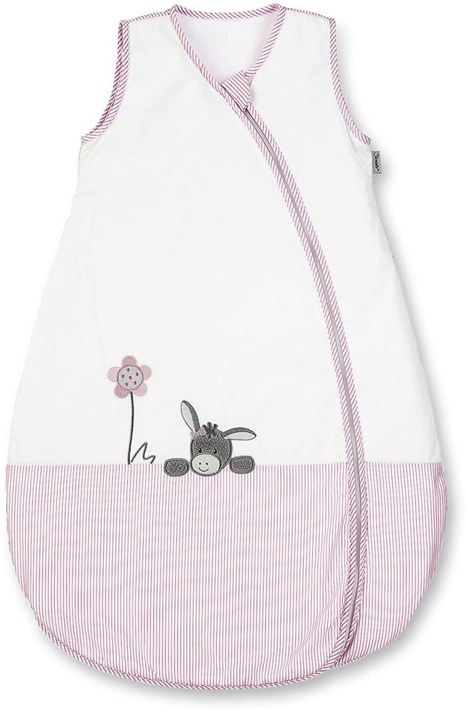 Sterntaler Sommer-Schlafsack für Kleinkinder, Reißverschluss, Größe: 110, Emmi Girl, Weiß/Rosa Bild 1