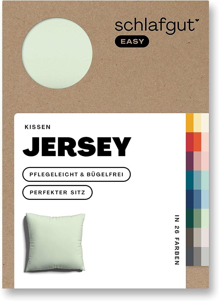 Schlafgut Kissenbezug EASY Jersey | Kissenbezug einzeln 80x80 cm | green-light Bild 1
