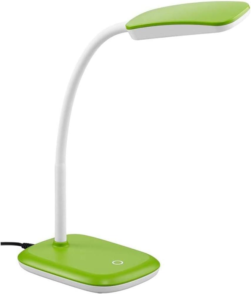 LED Schreibtischleuchte BOA in Grün mit Flex Gelenk & 4-fach Dimmer, 36cm Bild 1