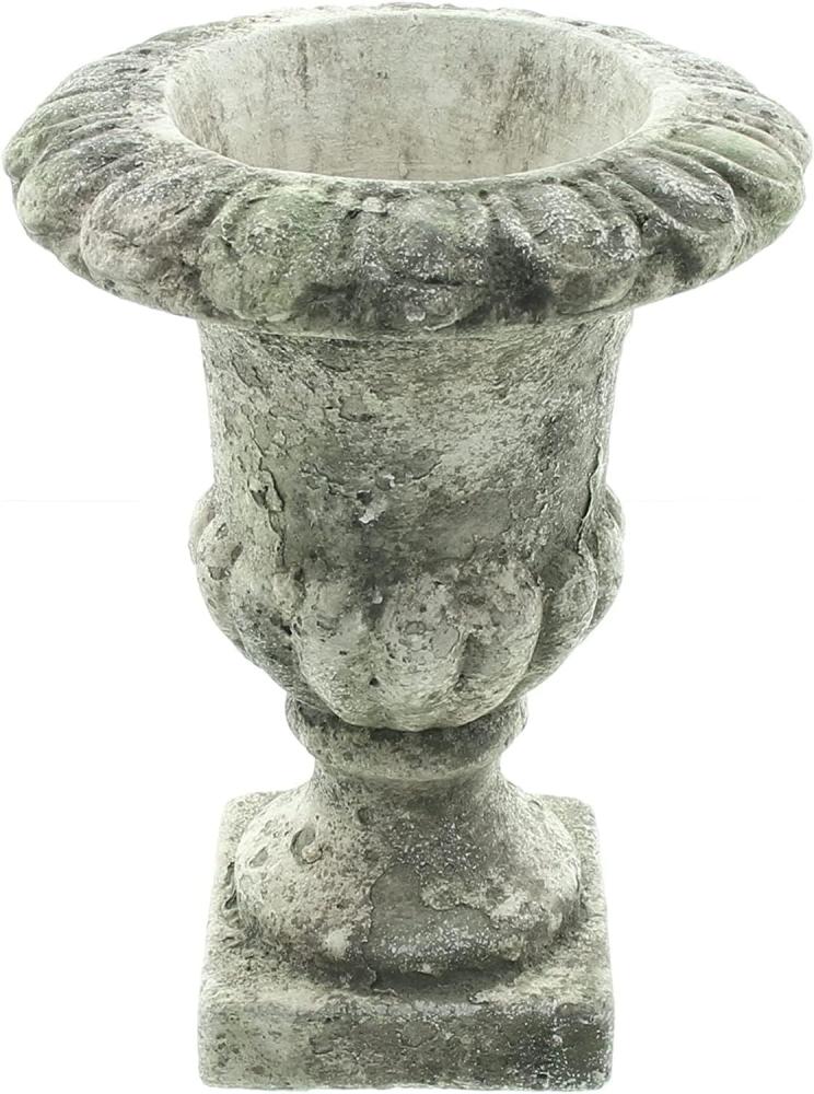 Amphore "Stone" aus Steingut in Stein Optik, Pflanztopf, Blumenkübel, Gartendeko für Draußen, Pflanzgefäß, Blumentopf Bild 1