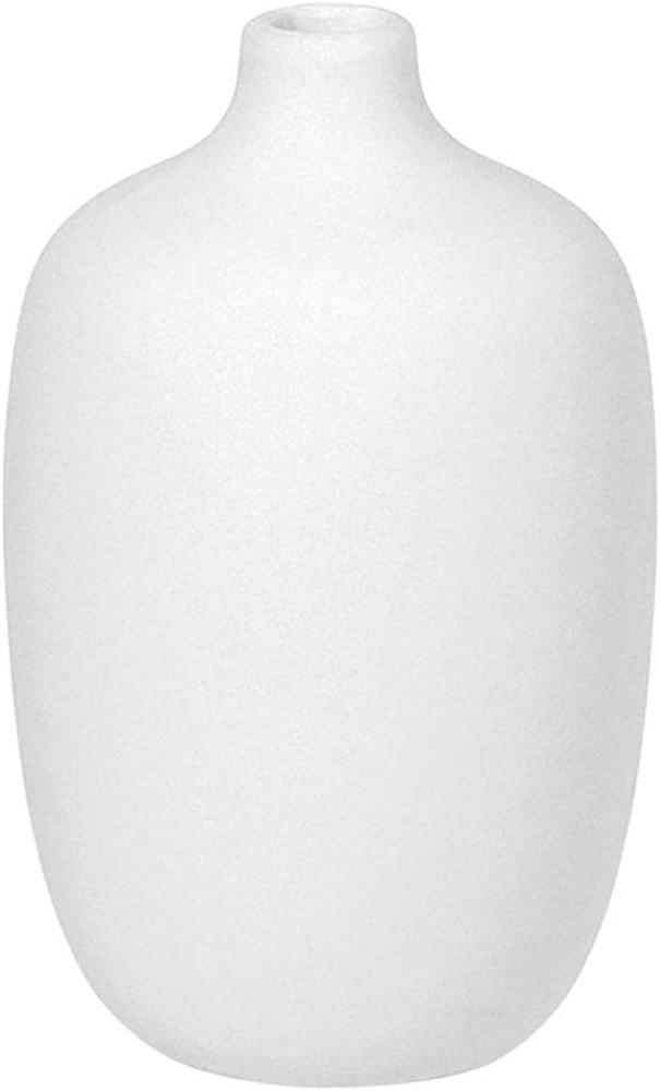 Blomus Vase Ceola, Dekovase, Blumenvase, Keramik, White, H 13 cm, D 8 cm, 66170 Bild 1