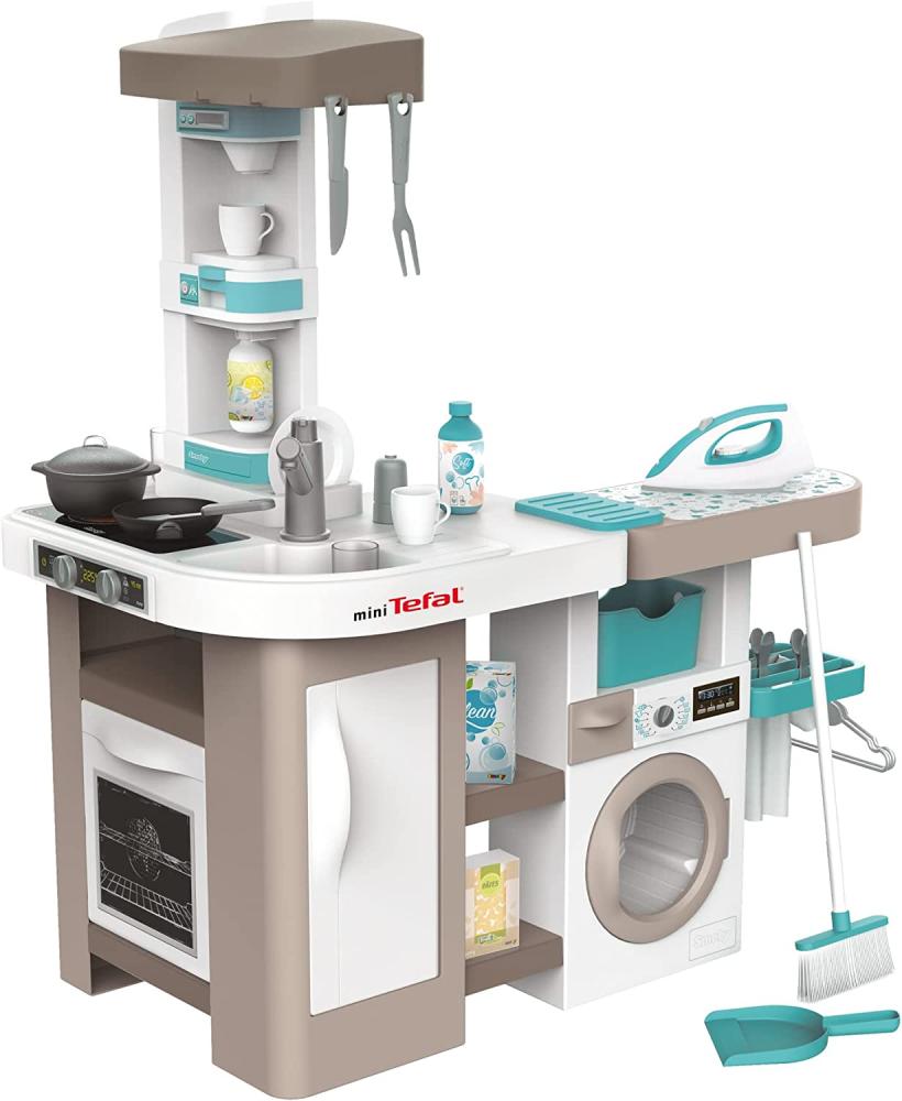 Smoby 'Tefal Studio Küche mit Waschmaschine', Spielküche, inkl. 36 Zubehörteile, 87 x 64 x 100 cm (LxBxH), ab 3 Jahren Bild 1