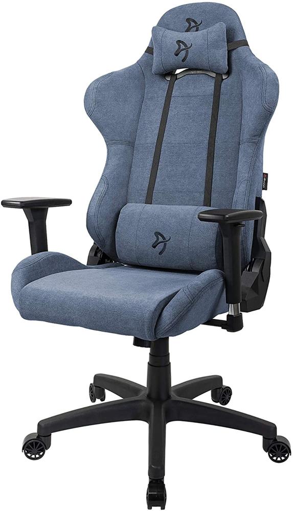 Arozzi Torretta Soft Fabric - Gamingstuhl, Büro Stuhl - Stoff - Bis zu 100 kg, blau Bild 1