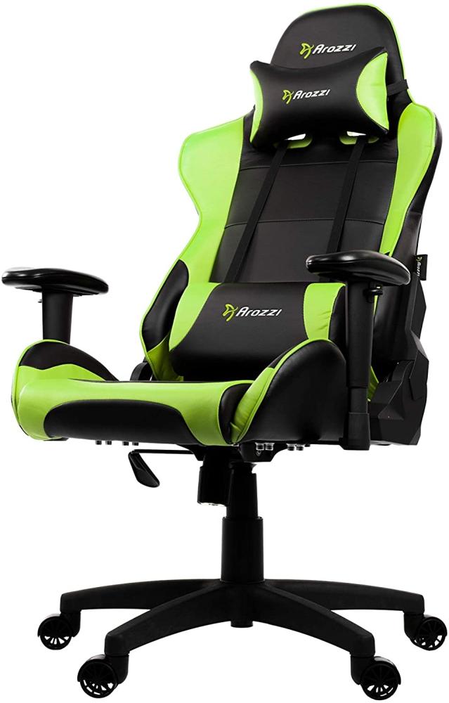 Arozzi Gaming Stuhl VERONA schwarz/grün Bild 1
