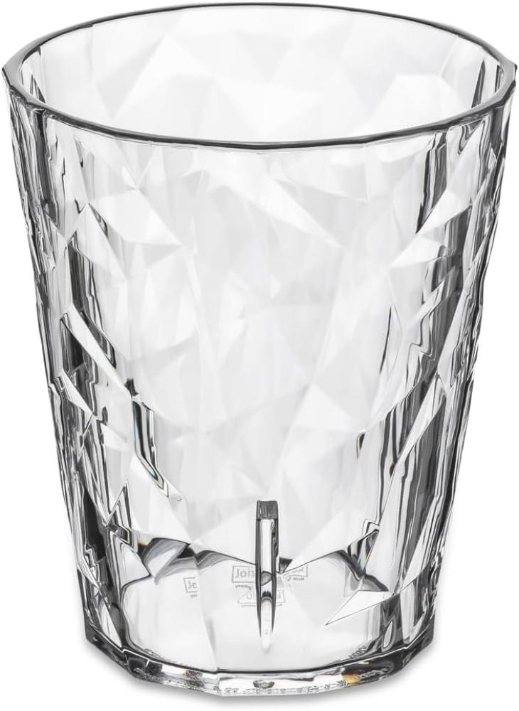 Koziol Becher Club S 2. 0, Trinkglas, Kunststoff, Crystal Clear, 250 ml, 3576535 Bild 1