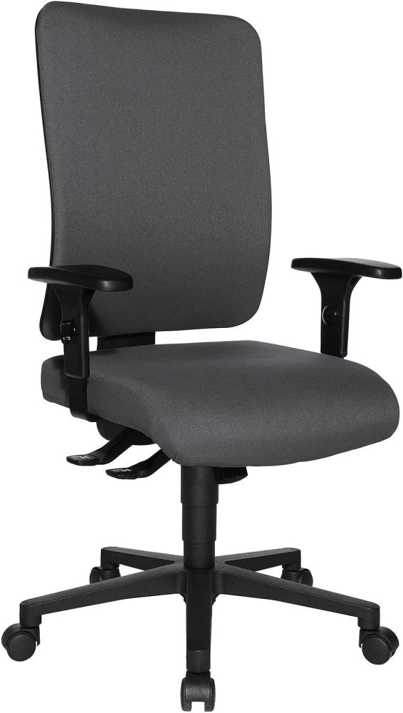 Topstar Open X (P) ergonomischer Bürostuhl, Schreibtischstuhl, Stoffbezug, hellgrau Bild 1
