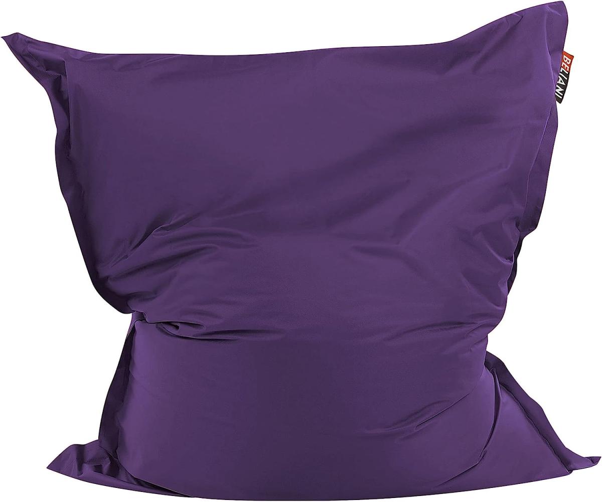 Sitzsack mit Innensack für In- und Outdoor 140 x 180 cm violett FUZZY Bild 1