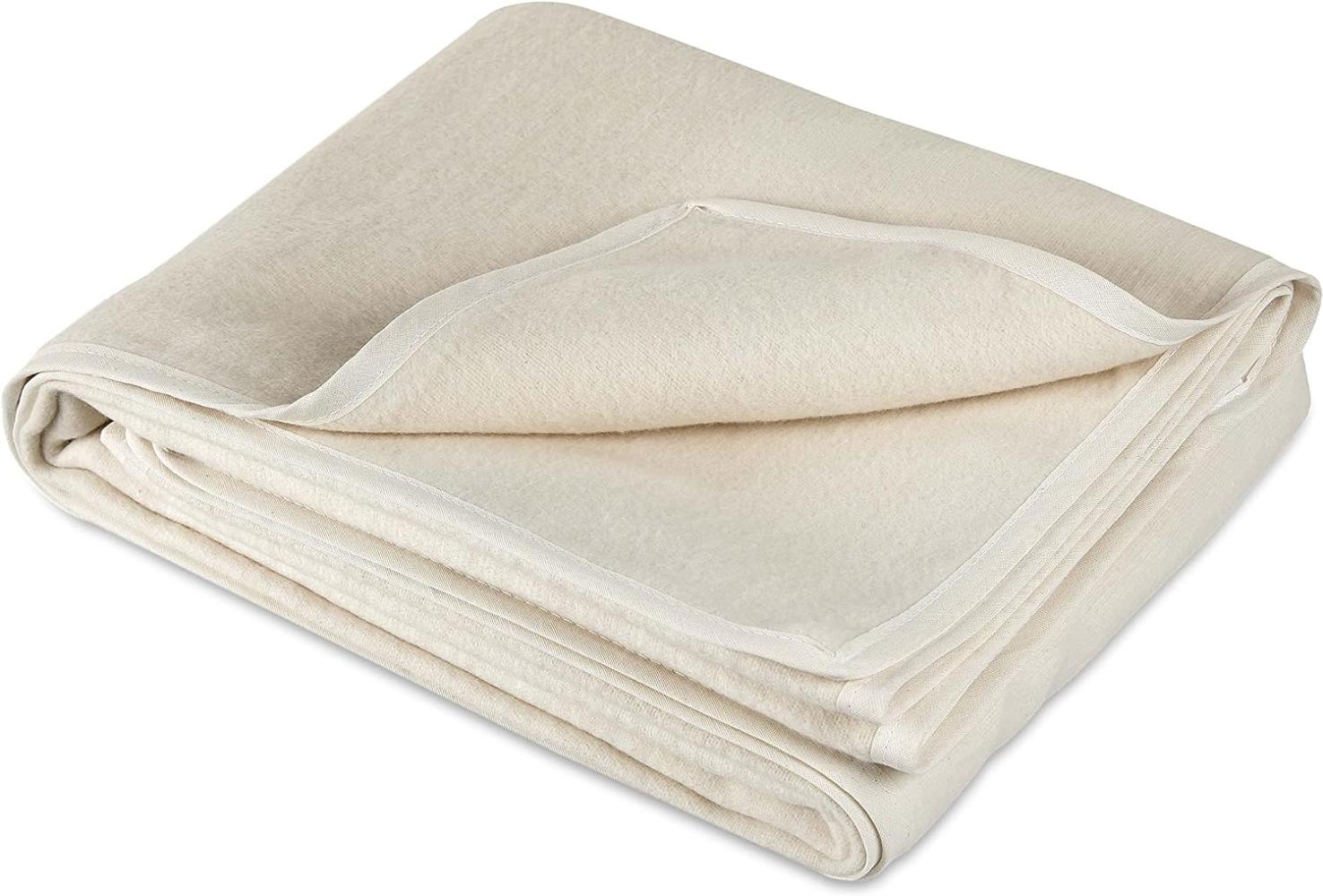 Traumhaft gut schlafen – Molton-Matratzenauflage aus 100% Baumwolle : 100 x 200 cm Bild 1