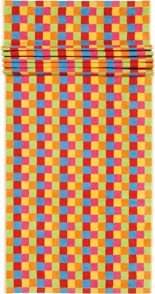 Cawö Handtücher Lifestyle Karo multicolor 25 | Saunatuch 70x180 cm Bild 1