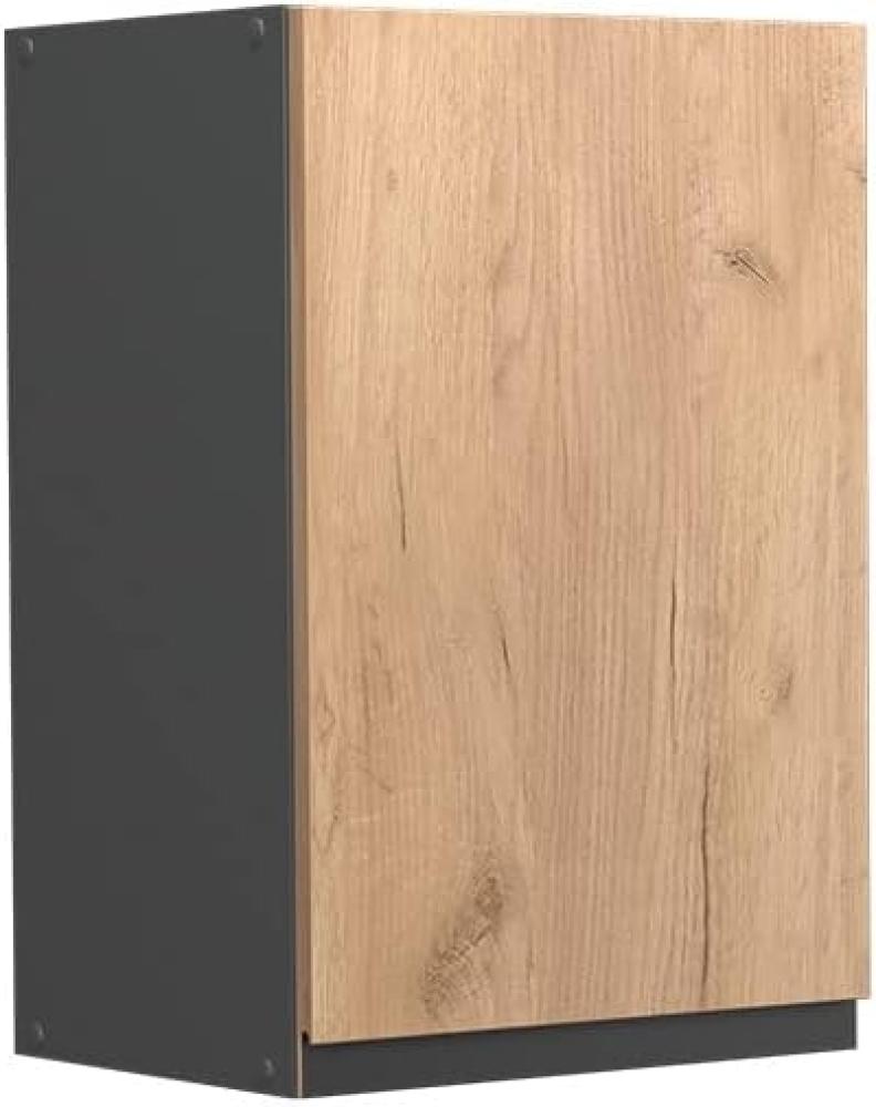 Vicco Hängeschrank Küchenschrank Küchenmöbel R-Line J-Shape 40 cm modern (Anthrazit-Eiche) Bild 1