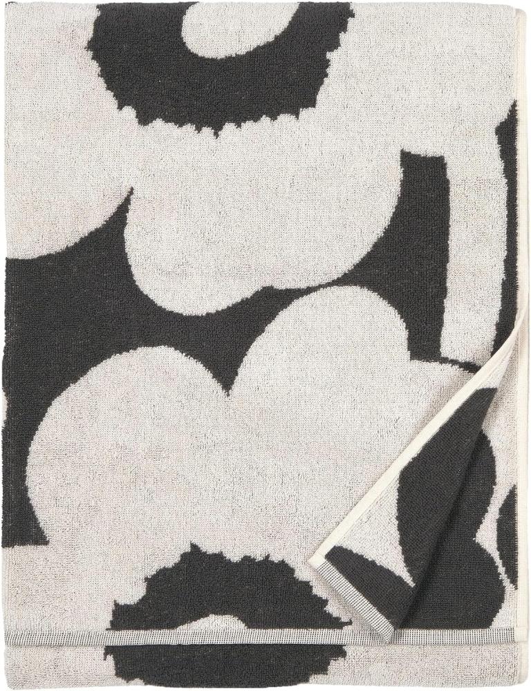 Marimekko Badetuch Unikko Charcoal-Off White (70x150cm)072747-190 Bild 1
