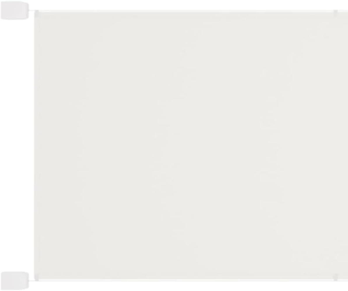 Senkrechtmarkise Weiß 140x270 cm Oxford-Gewebe Bild 1