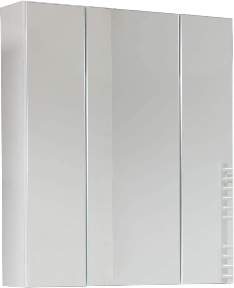 Badezimmer Spiegelschrank Monte in weiß 60 x 74 cm Bild 1