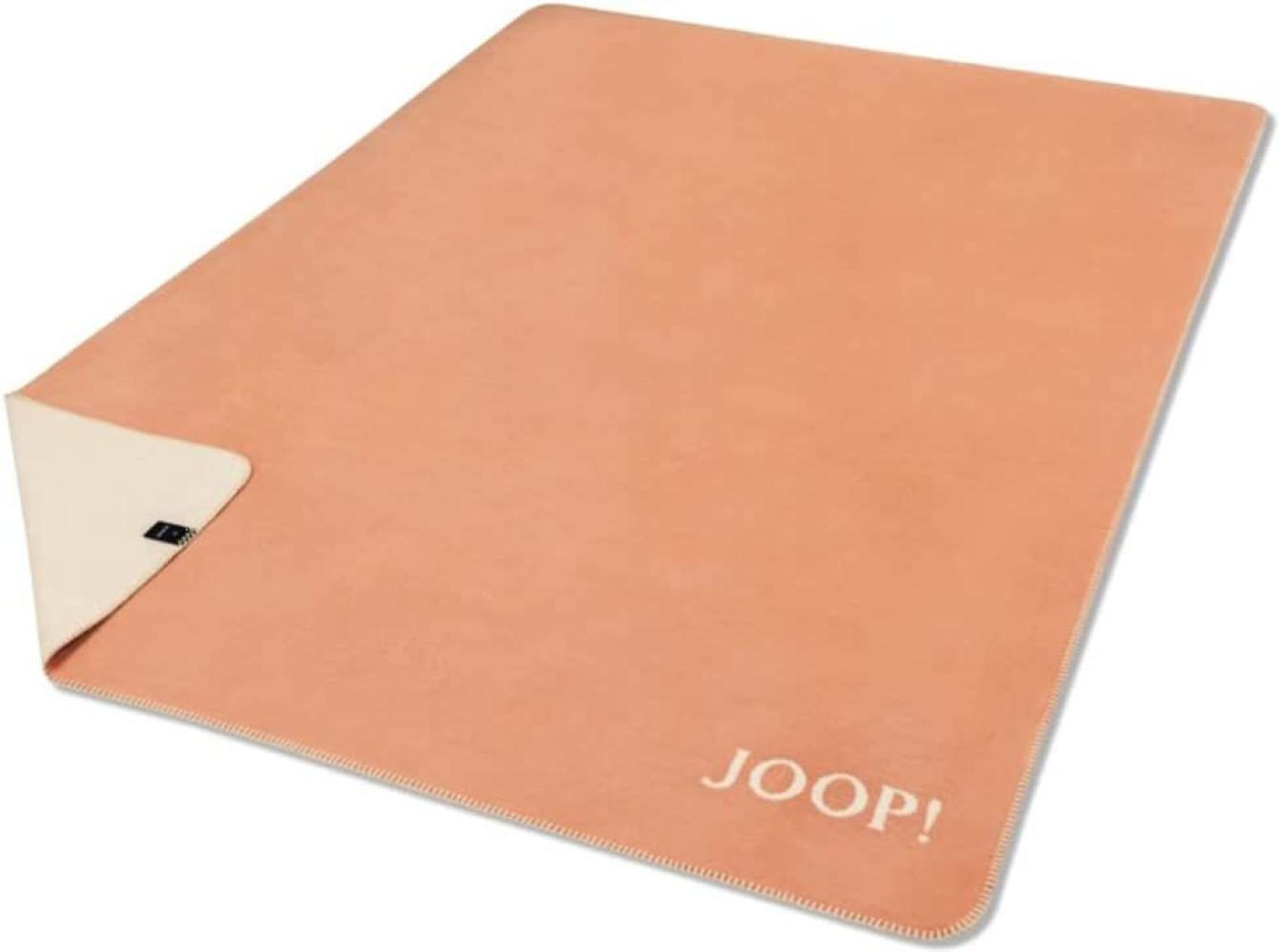 JOOP Uni Doubleface Wohndecke | 150x200 cm | apricot-sand Bild 1