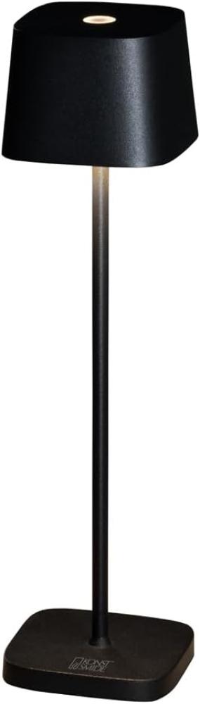 KONSTSMIDE Capri Mini LED USB Akku Tischleuchte schwarz dimmbar 2200/3000K Bild 1