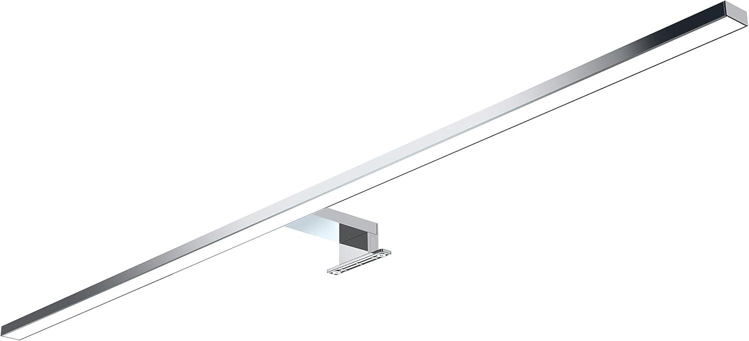 kalb LED Spiegelleuchte 100cm LED Badleuchte Badlampe Spiegellampe 230V, verchromt, neutralweiß Bild 1