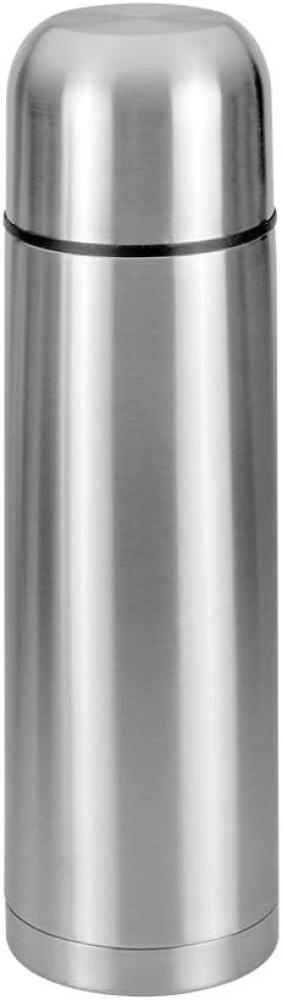 Metaltex Isolierflasche, Isolierkanne Cosmos 0,75 Liter aus Edelstahl in silber Bild 1
