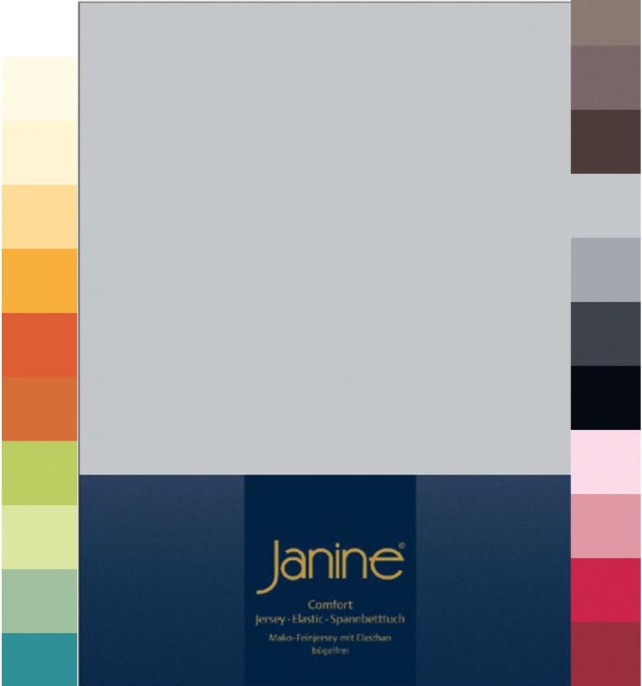 Janine Jersey Wasserbetten Spannbetttuch 5002, Größe:180x200 - 200x200 cm;Farbe:weiß Bild 1
