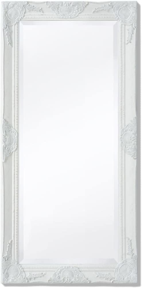 Wandspiegel im Barock-Stil, weiß, 100 x 50 cm Bild 1