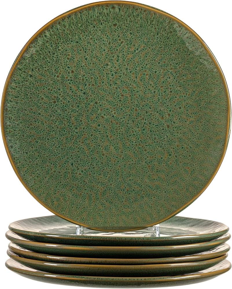 Leonardo MATERA Keramikteller 27 cm grün 6er Set Bild 1